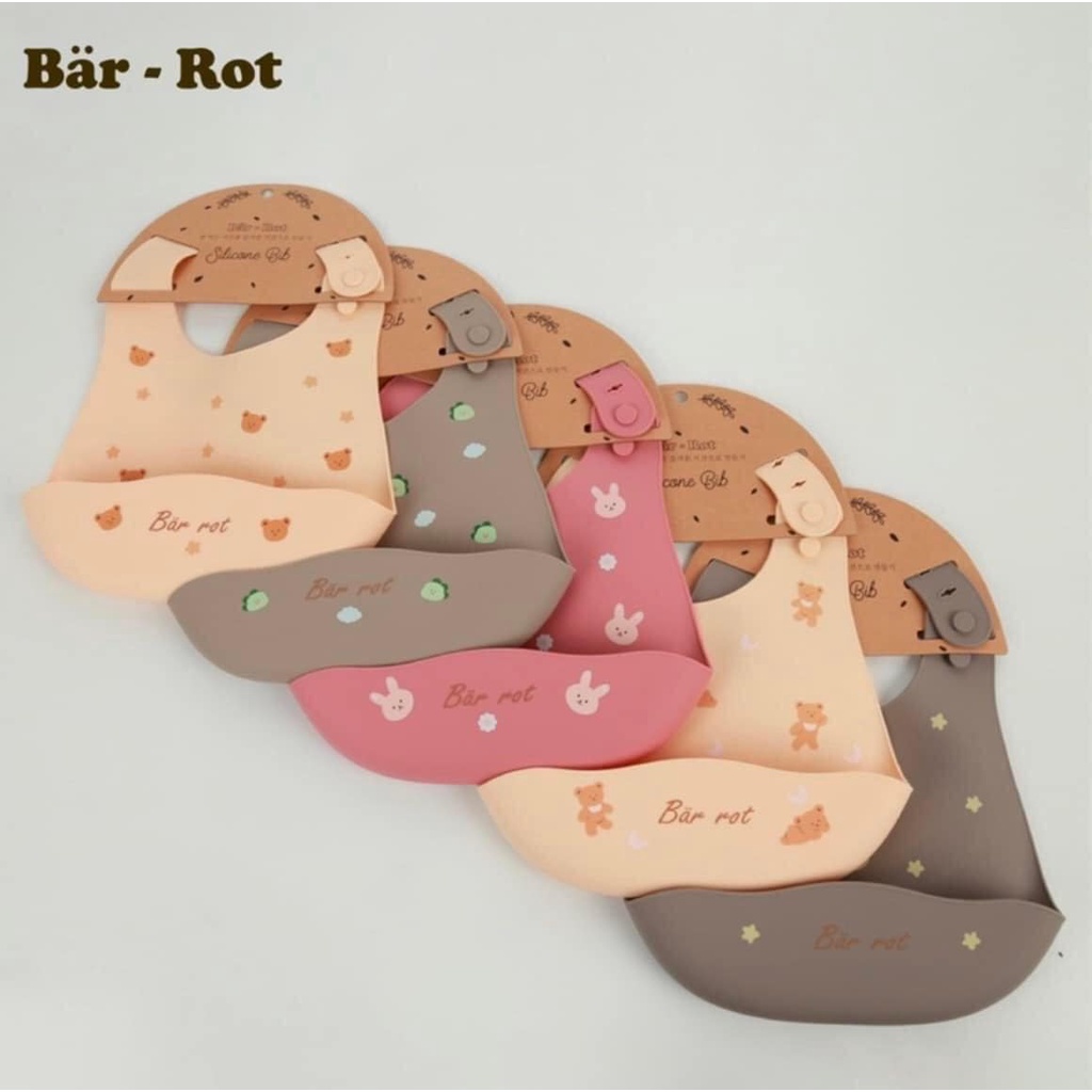Yếm máng silicon Bar - Rot