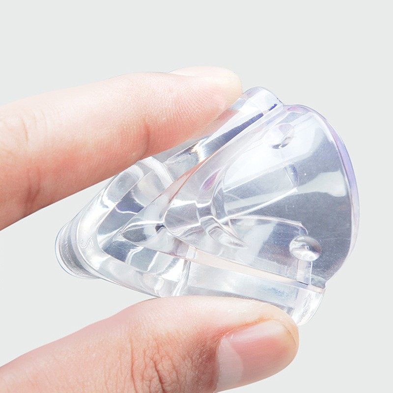 Miếng Silicon Bịt Góc Bọc Cạnh Bàn An Toàn Kèm Keo Dính Tiện Lợi