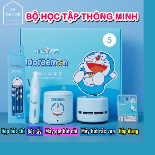 Gọt Bút Chì Tự Động, Bút Tẩy Chì, Máy Hút Bụi Bàn Mini Bộ Đồ Dùng Học Tập Thông Minh An toàn -  - BH 12 thán