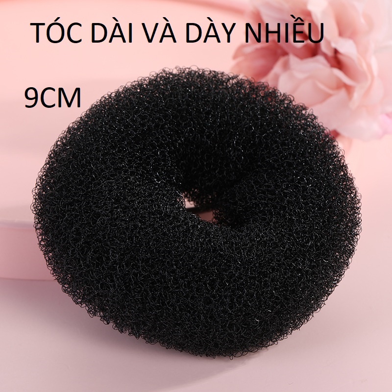 Miếng Độn Tóc Phồng Tròn Củ Tỏi Hỗ Trợ Búi Tóc