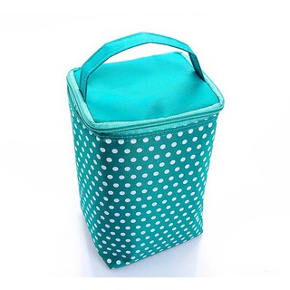 Túi Giữ Nhiệt Chấm Bi 2 Lớp