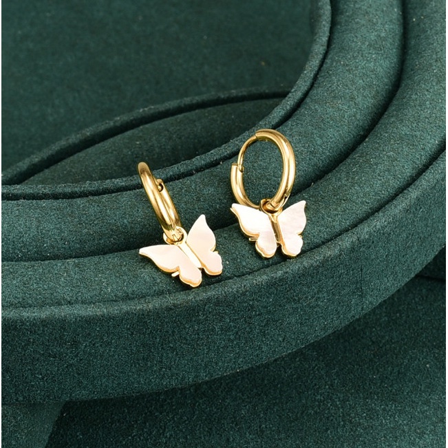 Bông Tai Khoen Tròn Tòn Ten Trai Titan Ko Đen TT 4232