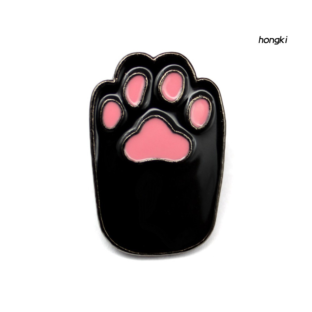 Ghim cài áo hình bàn chân chó mèo dễ thương thời trang cho nam nữ