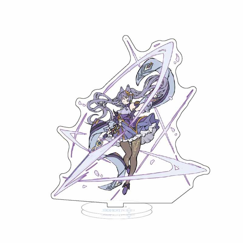 Mô hình nhân vật KEQING mica standee GENSHIN IMPACT anime chibi trang trí trưng bày nhiều mẫu