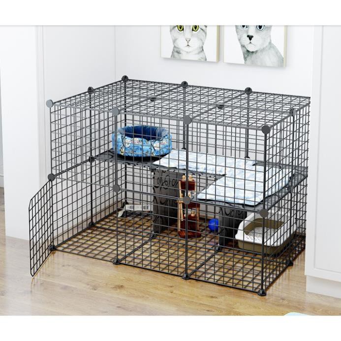 [BÁN LẺ TỪNG TẤM] Tấm lưới ghép quây chuồng cho chó mèo con (tặng kèm 2 chốt) - Bobo Petshop Phụ Kiện Thú Cưng Hà Nội