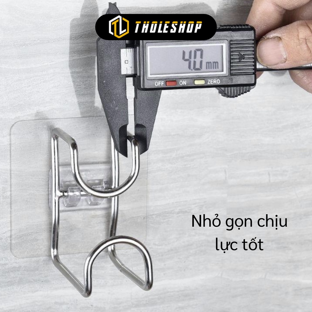 Móc Treo Chậu - Móc Dán Tường Treo Thau, Thớt, Rổ, Dụng Cụ Nhà Bếp Bằng Thép 9432