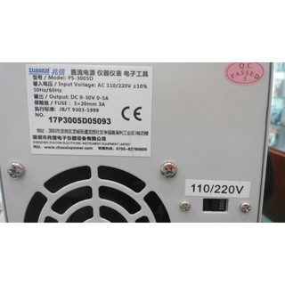 Máy cấp nguồn Zhaoxin PS-3005D 30V-5A