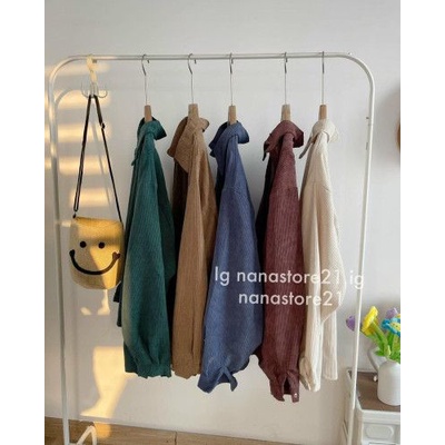 Áo sơ mi tăm nhung vạt bầu bo tay