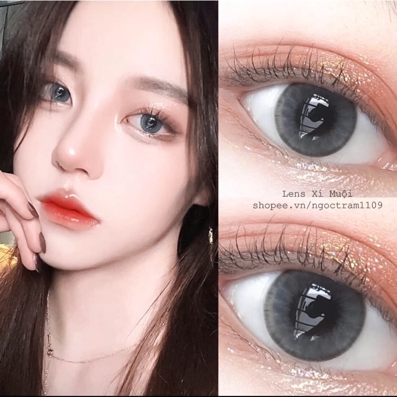 Lens mắt kính áp tròng màu xám MH5123/271có độ cận