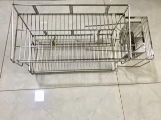 Kệ Chén 2 Tầng Inox 304 Không Gỉ Sét