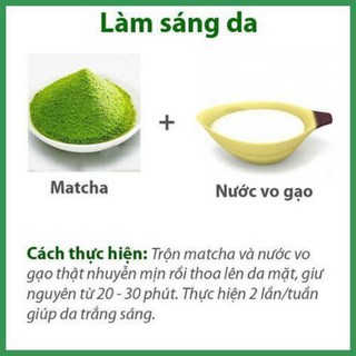 bột trà xanh nguyên chất 100g