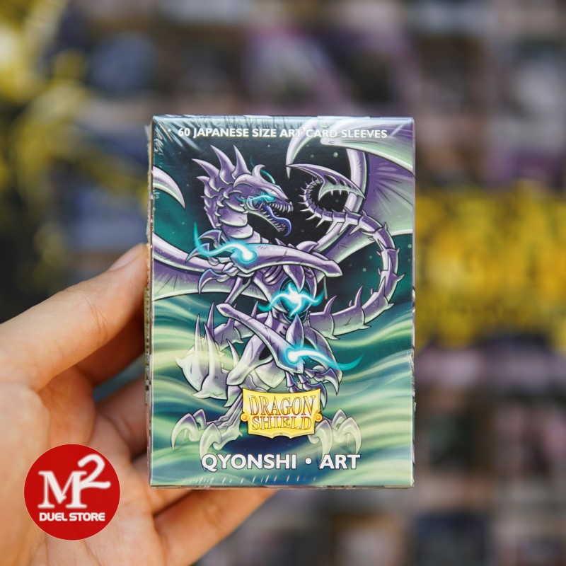 Bọc bài Yugioh Dragon Shield - Japanese size - Art Sleeves - QYONSHI - 60 cái - Nhập khẩu từ Mỹ