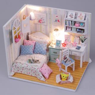 Đồ Chơi Mô Hình Lắp Gáp Gỗ Handmade Phòng Ngủ Của Adabelle Mini Thu Nhỏ M013