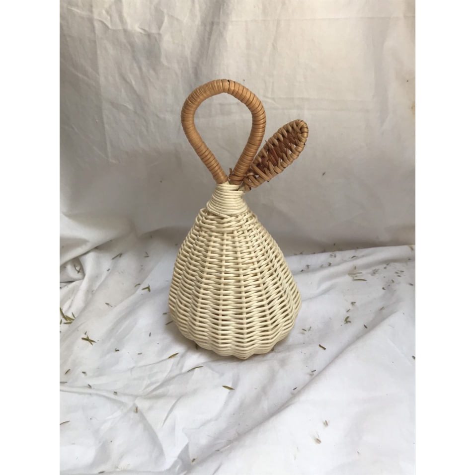 Chuông Đồ Chơi Cho Bé- Chất Liệu Mây Đan Thủ Công - Có Thể Làm Đạo Cụ Chụp Hình Hoặc Trang Trí Phòng Cho Bé Rất Xinh Xắn