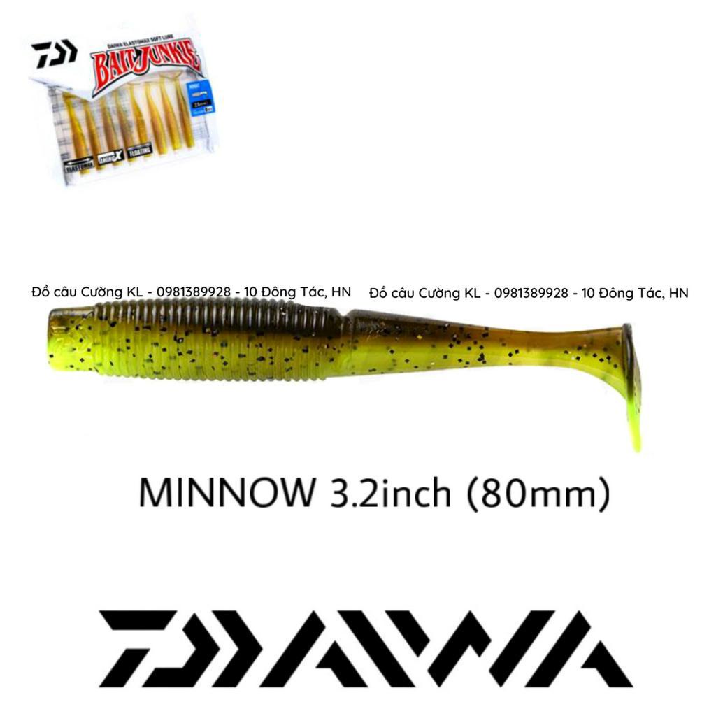 Mồi mềm Daiwa Bait Junkie dáng Minnow và Grub