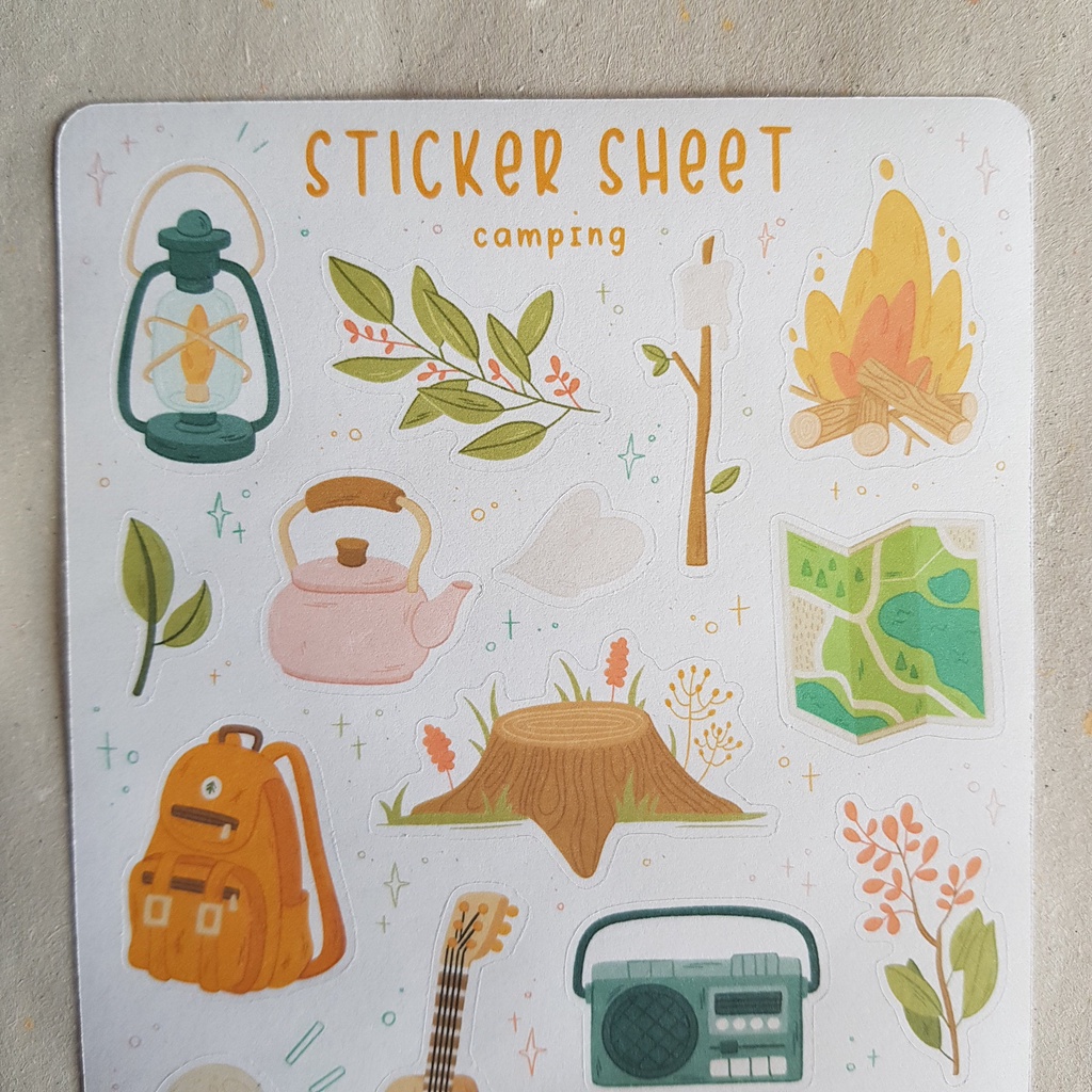 Sticker Sheet Chủ Đề : Travel Date - Chuyên dán sổ | Bullet Journal Stickers, Travel Sticker, Sticker Du Lịch