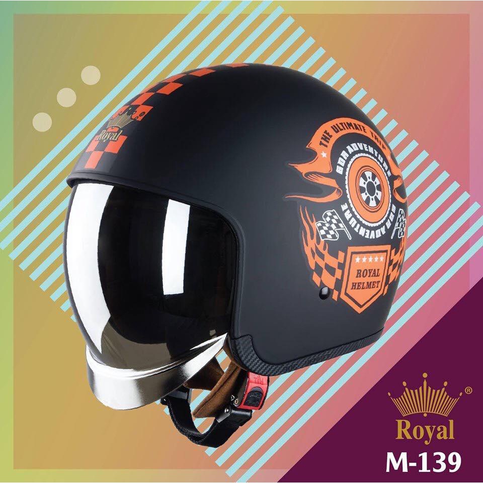 [Chính hãng] NÓN 3/4 ROYAL M139