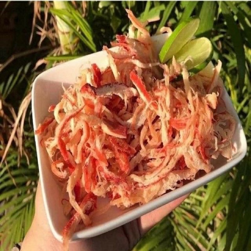 Hũ 250gr Mực Khô Xé Sợi Hấp Nước Dừa (Chất lượng cao)