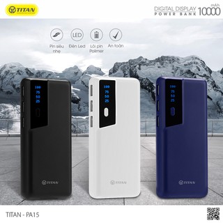 Pin dự phòng TITAN PA15 10000mAh