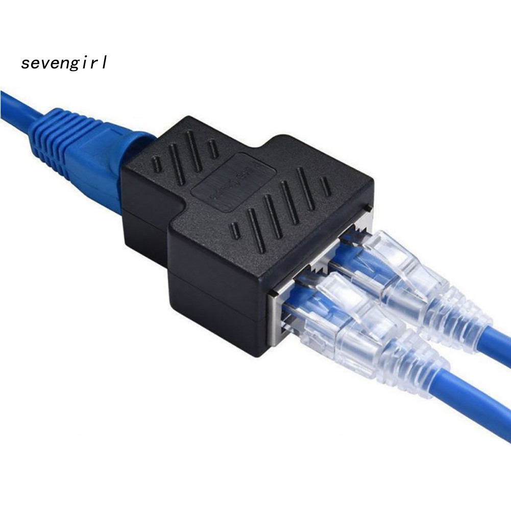 Cáp Chia Mạng Lan Ethernet 1 Ra 2 Cổng Rj45 Female