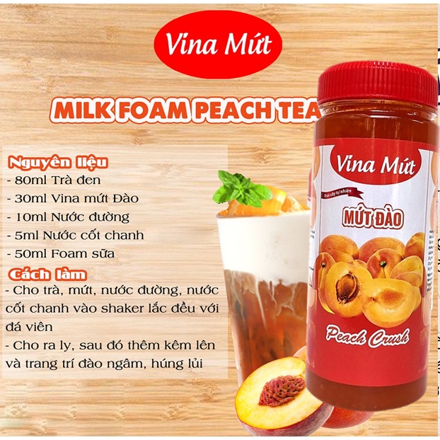 [Hàng Cao Cấp Loại 1]Sinh Tố Vina Mứt - Mứt Sinh Tố Trái Cây Vina Hũ 650g