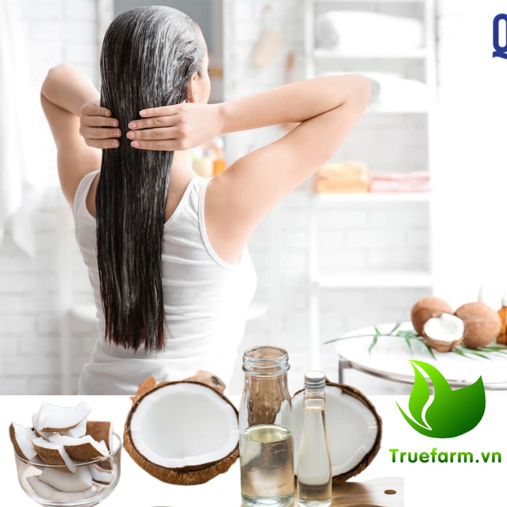 Dầu dừa nguyên chất Truefarm dưỡng da, dưỡng tóc | BigBuy360 - bigbuy360.vn