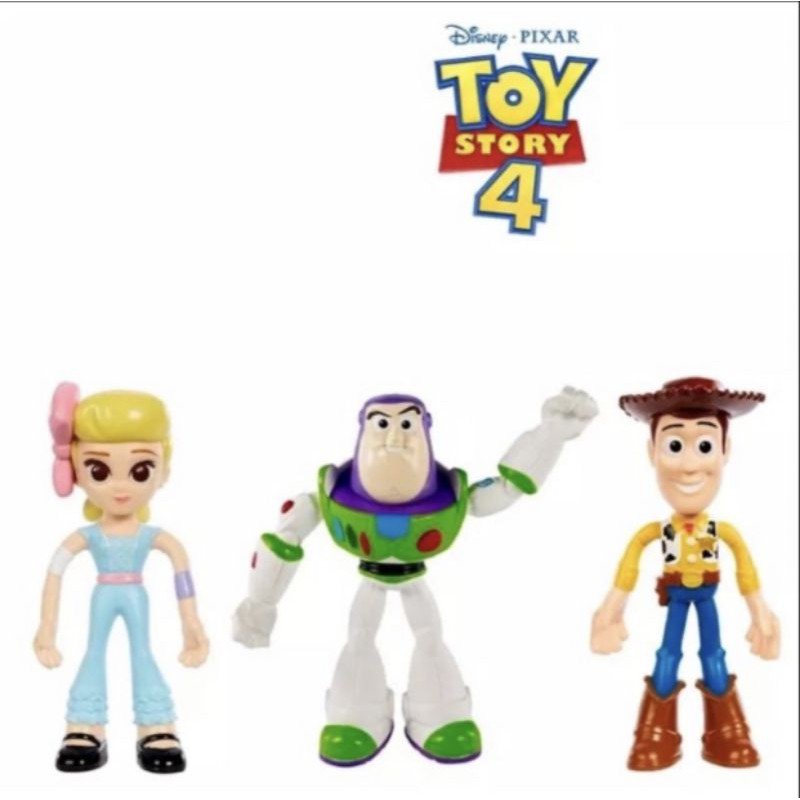 Mô hình nhân vật toy story 4 Buzz Lightyear-Woody-Bo Peep