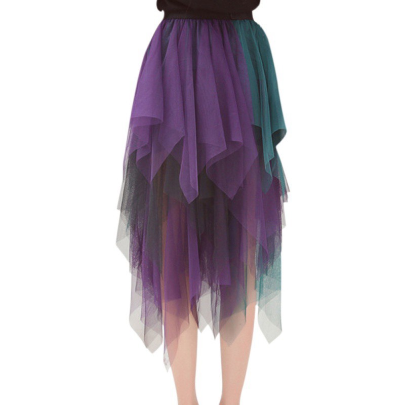 Chân váy lưới xếp tầng độc đáo phong cách | BigBuy360 - bigbuy360.vn