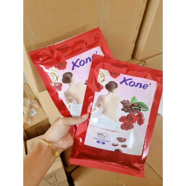 Tắm trắng Kone 250g ( cafe, hoa hồng)