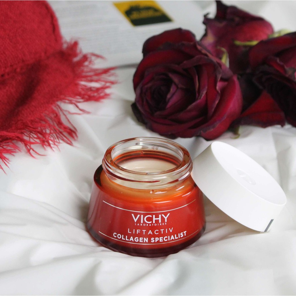Combo Vichy Kem Dưỡng Ngừa Lão Hóa 50ml + Gel Rửa Mặt Sạch Sâu 50ml