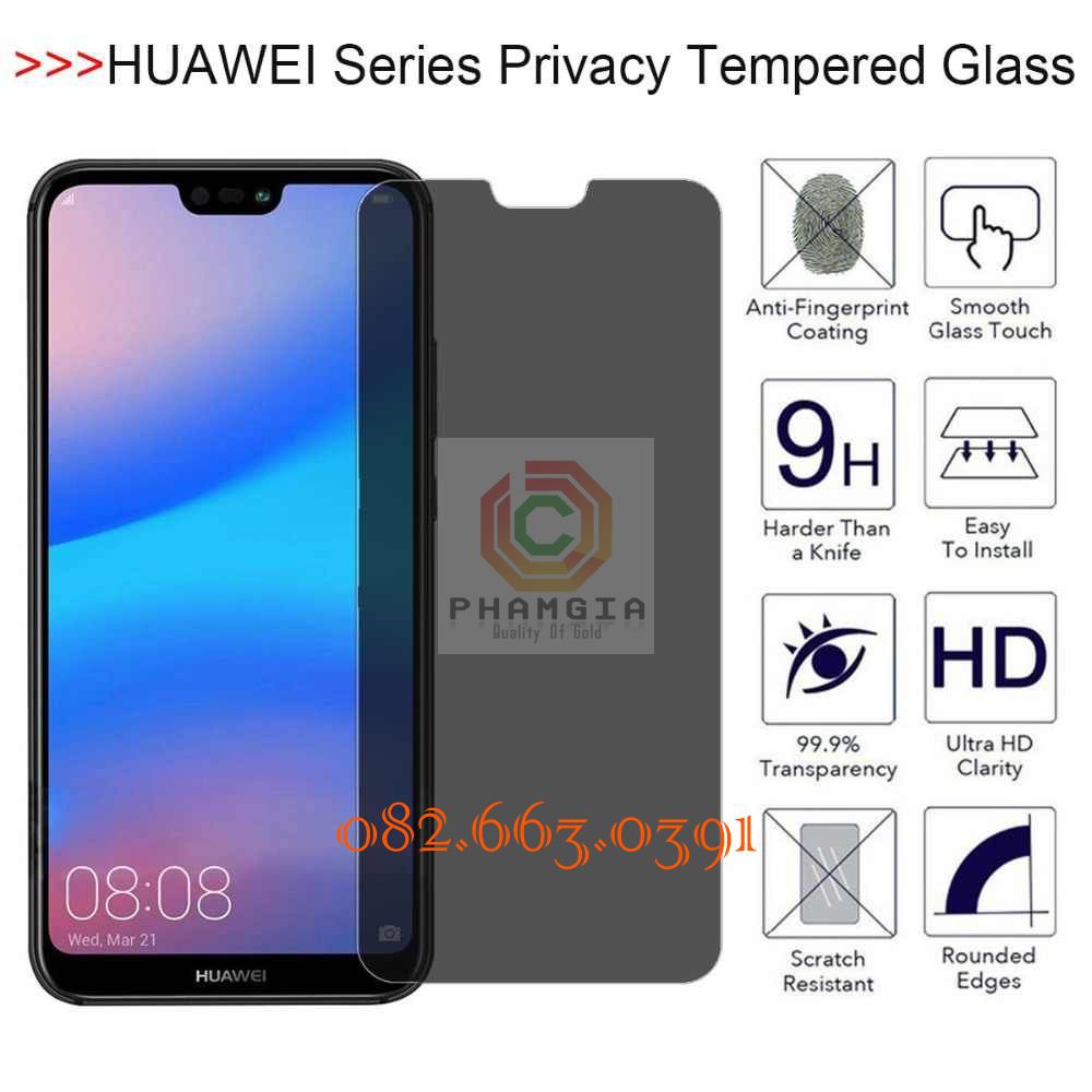 Dán cường lực chống nhìn trộm Huawei Y3II / Y5 II / Y6 II dẻo nano