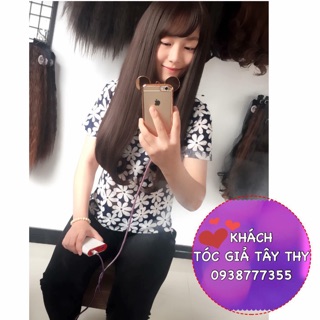 Tóc cả đầu thẳng cúp 60cm