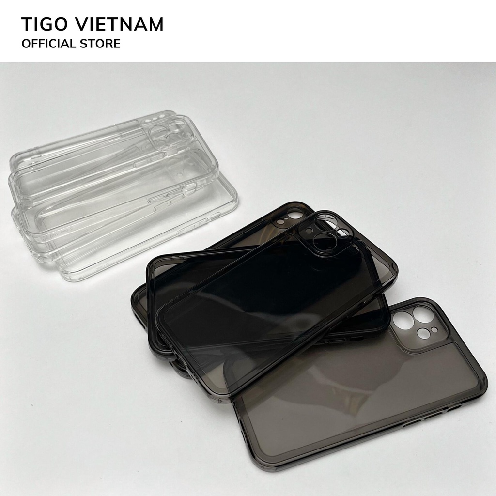 ỐP LƯNG CHỐNG SỐC VIỀN VUÔNG IPHONE TIGO VIETNAM