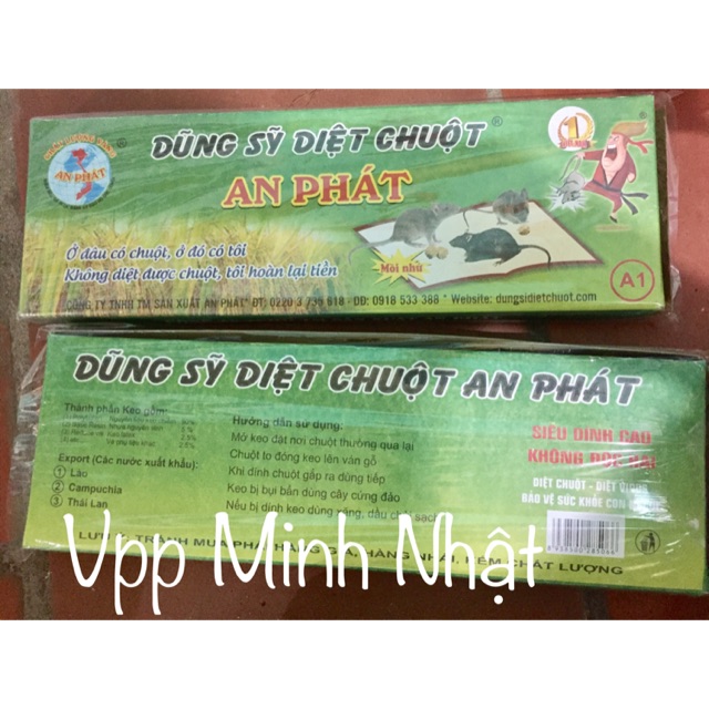 Sét 12 miếng dán dính chuột
