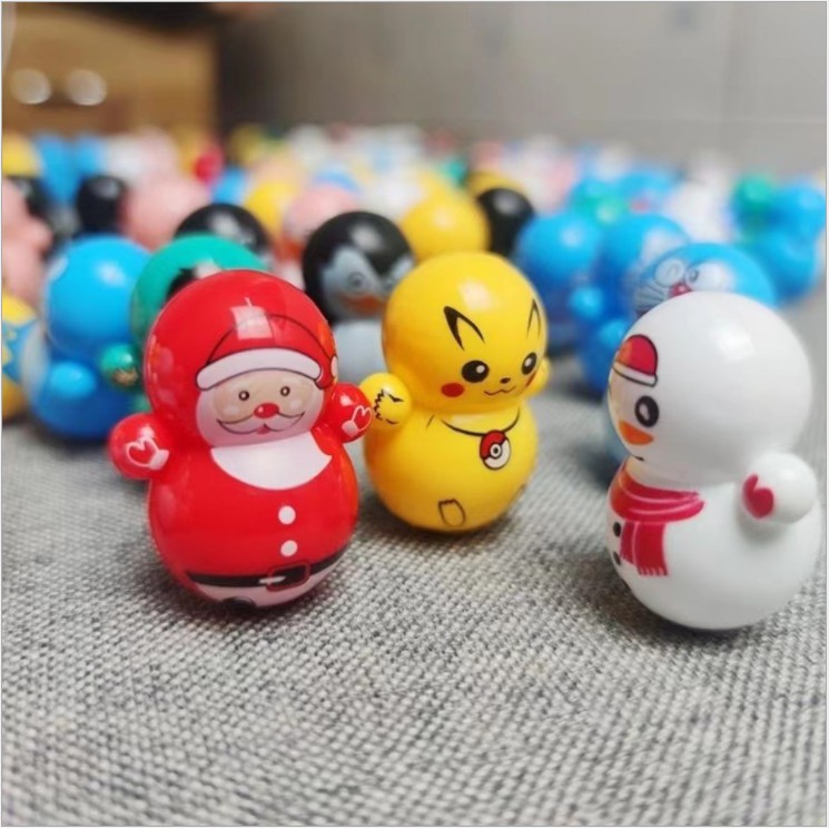 Đồ chơi lật đật mini squid game trò chơi con mực lật đật doraemon minions pikachu cho bé siêu dễ thương