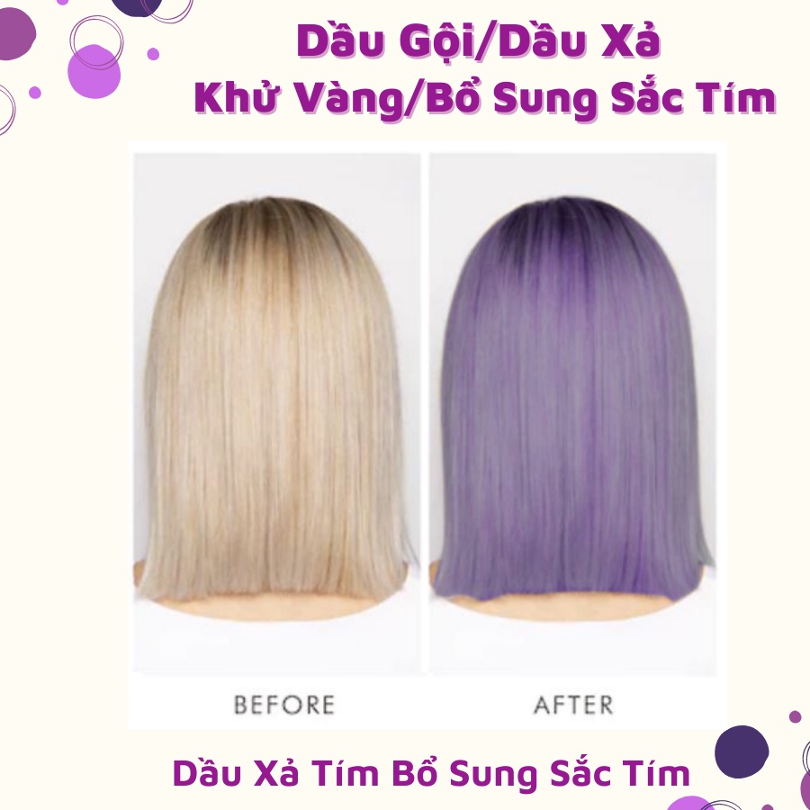 Dầu Gội/Dầu Xả Tím Khử Vàng/Bổ Sung Sắc Tím Kirei Hair, Kireihairs, KIREI HAIR