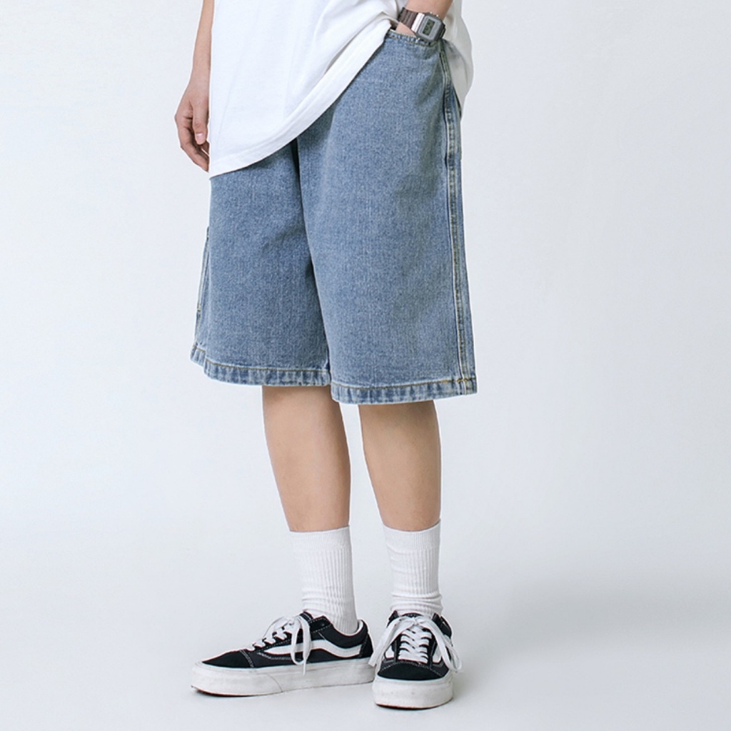 Quần short đùi jean nam PATADO chất bò cao cấp phong cách hàn quốc