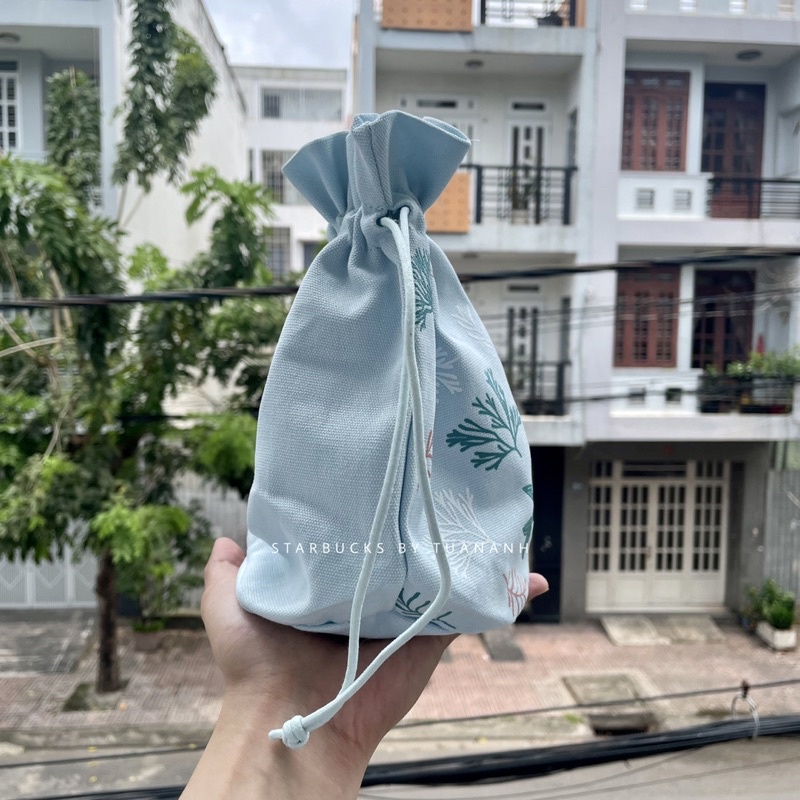 Túi Pouch Starbucks Coral Siren