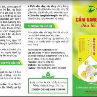 (Còn 3 lọ. Thanh lý nốt )TINH DẦU TỎI DIỆP CHI GOLD