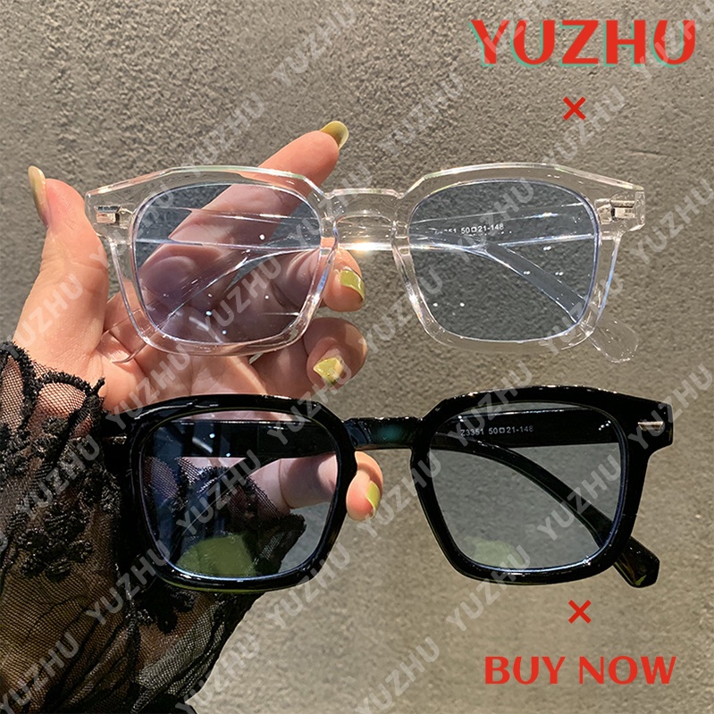 Kính mát gọng vuông nhiều màu sắc phong cách retro thời trang nữ Hàn Quốc