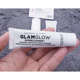 Sữa rửa mặt đất sét than bùn Glamglow supercleanse travel size 15ml