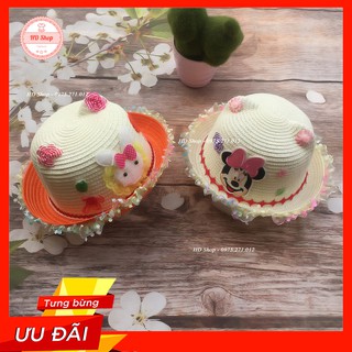 Nón Cho Bé Gái ❤️Mũ Xinh Cho Bé❤️ Mũ Cho Bé Gái Siêu Dễ Thương