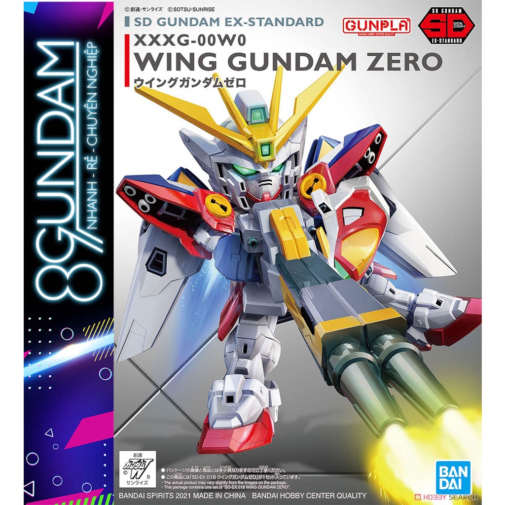 Mô Hình Lắp Ráp Gundam SD EX-Standard Wing Gundam Zero