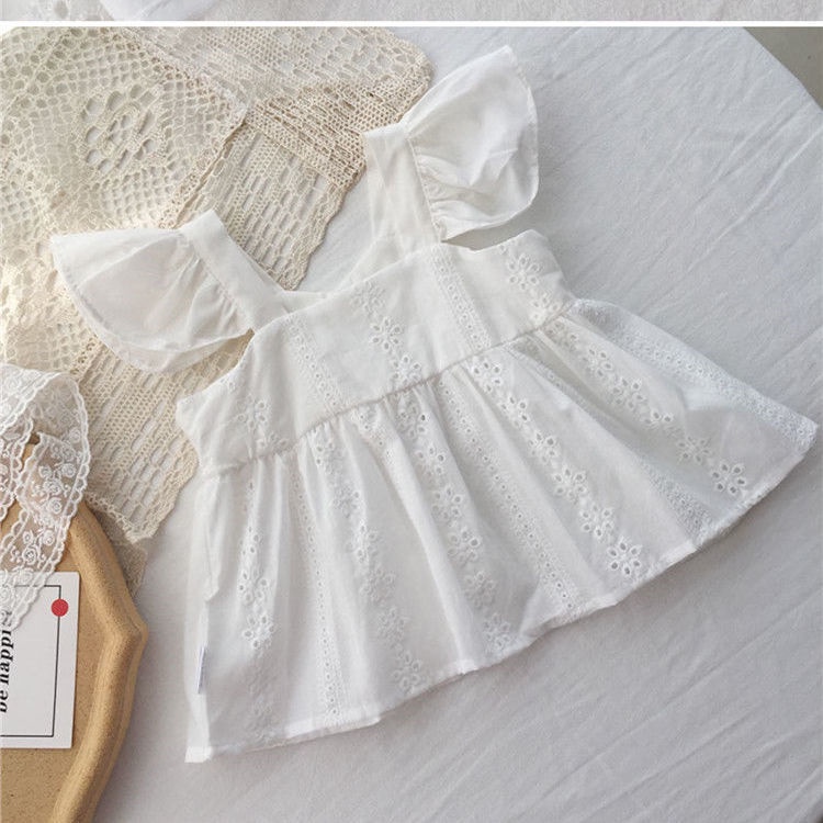 Áo Hai Dây Chất Liệu Cotton Cho Bé