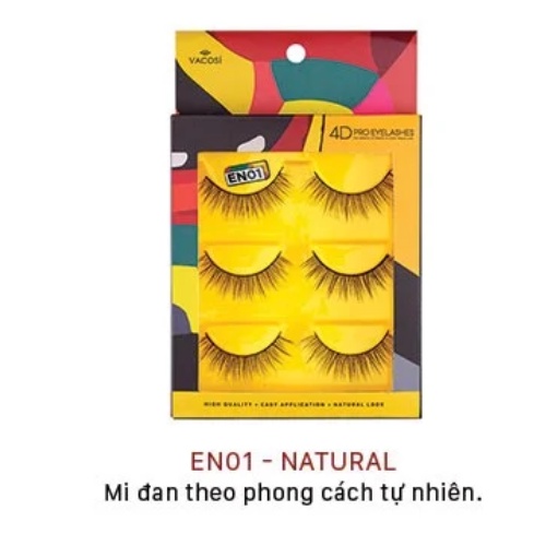 Lông Mi Giả Chuyên Nghiệp Vacosi 4D Pro Eyelash
