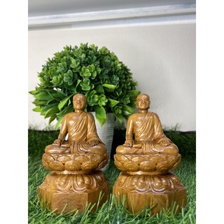 Tượng Phật Hoàng TRẦN NHÂN TÔNG - gỗ Bách sanh, mùi thơm nhẹ - lấy mẫu từ tượng đồng chùa Yên Tử