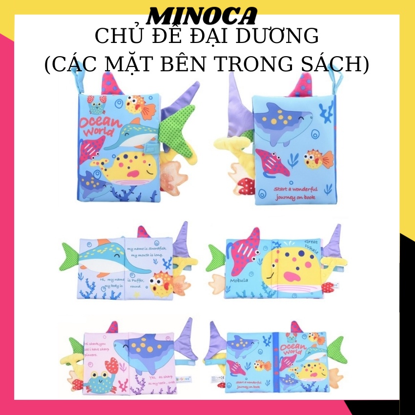 Sách Vải Đồ Chơi Cho Bé Sơ Sinh Phát Triển Giác Quan, Kích Thích Thị Giác