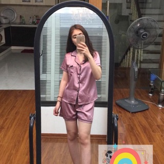 Bộ lụa satin  anh dien