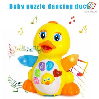 Đồ Chơi Hình Con Vịt Nhảy Múa Phát Sáng Cho Bé