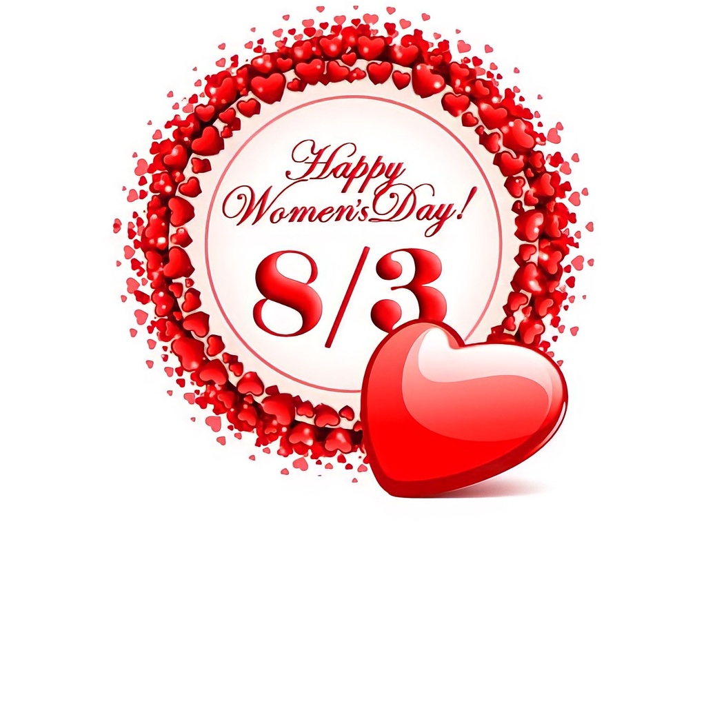 Sét thẻ 08/03 trang trí bánh sinh nhật bánh kem ( 10 thẻ /1 sét )